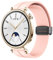 Silicon Armband für Huawei Watch GT 4 41mm Armband Damen Herren，Weiches Silikon-Sportarmband Verstellbares Atmungsaktiv Ersatzarmband mit Magnetverschluss für Huawei Watch GT 4 41mm Armbänder，Rosa