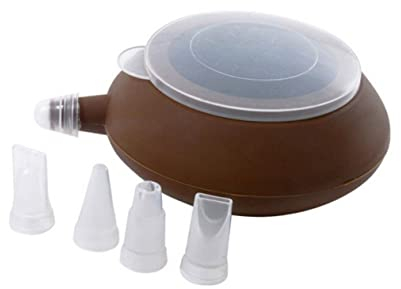 MAGICLULU Teapot Shaped Silicone Decorator Baking Mould Craft Mold Nozzles Set for Cake Pan Decorating for Cookie Mould and Baking Supplies