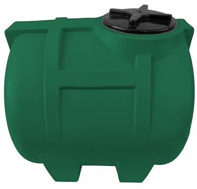 Varile 150L Trinkwassertank Grün | BPA-Frei | integriertes 3/4 Messinggewinde | Made in EU | Lebensmittelgeeignet | Horizontal