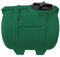 Varile Réservoir d'eau potable vert de 150 l, sans BPA, filetage en laiton 3/4 intégré, fabriqué en UE, adapté à un usage alimentaire, horizontal