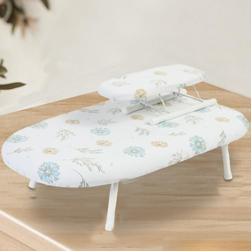 WYHBXD Petite Table à Repasser avec Repose-Fer, Mini Planche à Repasser Pliable avec Housse en Coton, Planche à Repasser De Voyage Portable Pliante pour éConomiser De l'espace (Color : Style d)