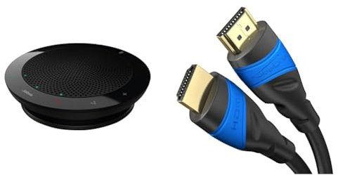 Jabra Speak 410 Speaker Phone & KabelDirekt – 4K HDMI-Kabel – 5 m – 4K@60Hz