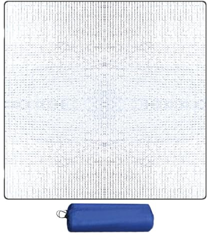 200x200cm Isoliermatte Aus Aluminiumfolie, Doppelseitige Aluminiumfolie Isomatte, Solierdecke Faltbare, Thermomatte Matte Aus Aluminiumfolie, Faltbare Zeltmatte, Alu Wasserdichtes Bodenmatte