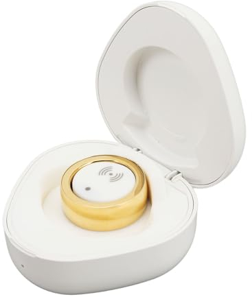 Smart Health Ring, SR300 Fitness-Tracker-Ring, IP68 Wasserdicht, Integrierter Schrittzähler, Schlaf-Tracking-Ring mit Mehreren Sportmodi und Ladeetui (Größe 22 (US 12 für Finger