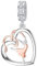 ROMANTIC WORK Ballerina Charm fit Armband 925 Sterling Silber Herz Tanz Charms Anhänger für Armbänder Ballett Schmuck Geschenk für Damen