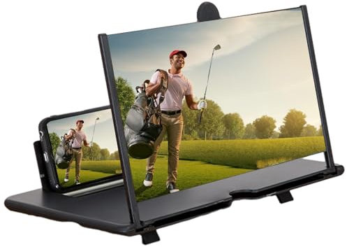 Bildschirmlupe für Smartphone, Handy-Displaylupe HD 14 Zoll - Faltbarer