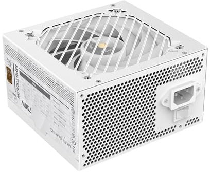 Mars Gaming MPB750SI, Fuente Alimentación PC ATX 750W, 7 Años Seguridad, 80Plus Bronze 230V, 90% Eficiencia, Ventilador SI Extreme Silence con Núcleo de Cobre, Tecnologías AI2-RPM, DC-DC y SMD, Blanco