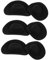 Toddmomy 6 Stück Hutspielzeug Kleine Zylinder Zum Basteln Mini-kegelhüte Haustierdekorationshandwerk Kleiner Cowboyhut Mini-filzhüte DIY Mini-top-filzhut DIY Cowboyhut Basteln Stoff Black