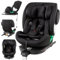 FableKids NORA Kindersitz Schwarz | 360° drehbarer i-Size Autokindersitz 40–150 cm | Reboarder mit ISOFIX & Stützbein | höhenverstellbare Kopfstütze & Rückenlehne | ECE R129/04 zertifiziert