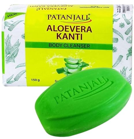 Ayurvedische Seife Aloe Vera 150g – Feuchtigkeitsspendend & Weichmachend – Aloe, Neem, Kurkuma – Natürliche Pflege für weiche Haut