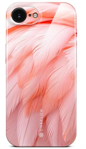 ONEFLOW Wild Cover für iPhone 16e Hülle mit Animal Print, Designer Case Handy Schutzhülle mit Kameraschutz, Tiere Muster Hardcase dünne Handyhülle, Smooth Flamingo Rosa
