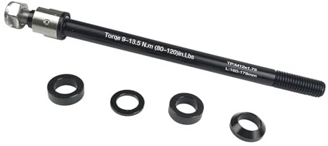 Winwinland Steckachse Adapter M12 Steckachsenadapter, 160-178mm Längenverstellbare Fahrrad Steckachse, Achsadapter für Fahrradanhänger Kupplung, Kompatibel mit den meisten Fahrrad,MTB, Rennrad