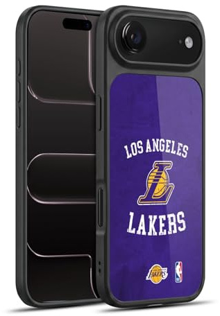 Head Case Designs Offizielle NBA Abgenutzt Los Angeles Lakers Gel Armour Hülle [Militärischer Schutzgrad] kompatibel mit Apple iPhone 17 Air