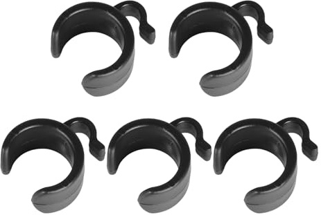 FHGSPQWM 5PCS Clip on Cable Managers for Holding Data Auditory Video Lines on Tripods Microphone Stands and Phones 20mm or 25mm Data Cord Fixer