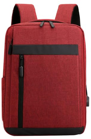 Generico Spacious And For Daily Commute Business And Use Design Purpose Stylish Large Capacity Backpack For Everyday Needs (Red 30x11x40cm)