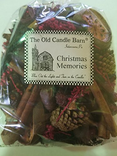Old Candle Barn Christmas Memories Potpourri Large Bag - Perfect Fall, Winter Decoration or Bowl Filler - Beautiful Christmas Scent - Made in USA