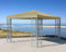 QUICK STAR Rank Pavillon 3x3m Metall Beige