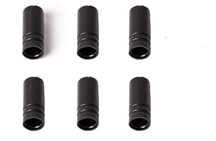 6 Stück Shimano Fahrrad Schaltzug Endkappe Schaltzughülle 4mm Schwarz