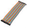 Aexit 2,0 mm bis 2,0 mm Buchse 40P Breadboard Doppelkopf Jumper Draht Kabel 20 cm Länge (3053d532dafba2e0b7cf4496e461bb99)