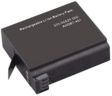 Batterie Compatible GoPro Hero4 Batterie de Remplacement/Voyage pour GoPro Hero 4 en Lithium 1160mAh (Lot de 1)