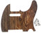 FLEOR 3Ply 8 Holes TL Guitar Pickguard Holzmaserung UA-Druck für moderne Standard TL TE Gitarre, Befestigungsschrauben