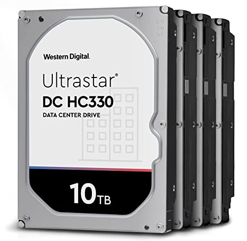 WD Ultrastar DC HC330 WUS721010ALE6L4 - Vaste schijf - gecodeerd - 10 TB - Intern - 3.5 - SATA 6Gb/s - 7200 tpm -Buffer: 256 MB - Self-Encrypting Drive (SED) (0B42266)