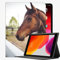 Custodia per iPad 2 Air 9.7 Case Cover, Animale Cavallo Marrone 668 Slim Case copertura di Shell per ipad Air2 9,7 pollici