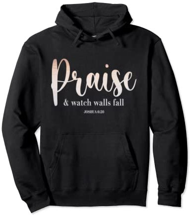 Christliche Anbetung Lob Uhr Giants Fall Faith In God Pullover Hoodie