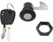 Verrouillage du Coffre de Rangement Arrière Qiilu Serrure de Coffre Arrière de Moto 丨Scooter Fitting Tail Lock Aluminium Plastic Universal For Electric Motorcycles Storage TrunkC Bent Hook(#2)