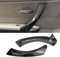 TTCR-II Door Handle Replacement Compatible with BMW 3 Series E90 E91 E92 E93 323 325 328 330 335 Sedan Touring,Left Rear Passenger Door Pull Handle+Door Handle Outer Cover-（Carbon Fiber Pattern）