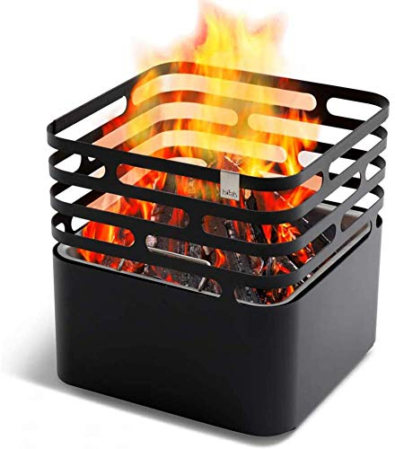 ATAAY Feuerstelle Feuerkorb Edelstahl Holzofen als Kamin, Grill