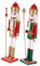 Gogogmee Statua Dello Schiaccianoci Di Natale Da 60 Cm Bambola Di Natale in Legno Con Paillettes Glitterate Decorazione Per La Casa