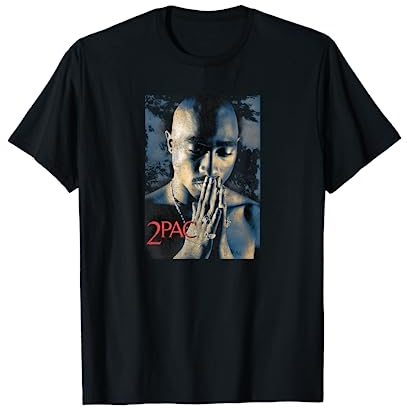 Tupac Shakur T-Shirt Grunge Schwarz Unisex Erwachsene und Kinder S