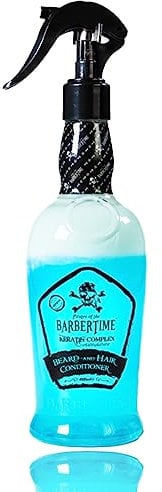 BARBERTIME Après-shampoing pour barbe et cheveux | brushing | vitalité et brillance | complexe kératine 400 ml