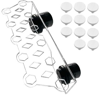 Aquarium Choice Coral Plug Holder Coral Frag Rack Magnetic Holder Reef Magnete Holder for Frag Racks (Coral Holder with 11 Frag Plug)