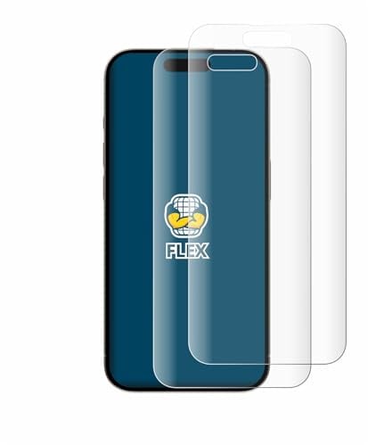BROTECT Schutzfolie für Apple iPhone 15 Pro | 2 Stück Transparenter Displayschutz Made in Germany Klare Full-Screen Folie Full-Cover 3D Curved Montage Kit
