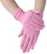 Coppia di guanti da sposa con bellissimi ricami di perle, guanti da cena, guanti da sposa, costume da danza del ventre (rosa #1, taglia unica)