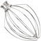 K5AWW Stainless Steel Replacement Wire Whip for KitchenAid 5 Quart Bowl-Lift Stand Mixer, 6-Wire Whip Attachment, Heavy Duty, Dishwasher Safe