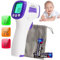 Thermomètre Frontal Sans Contact Bébé, Adulte, Infrarouge Numérique | Lecture Rapide | Écran Couleur LCD | Mode Corps, Objets | alerte fièvre | fonction mémoire | sac/piles/notice en Français