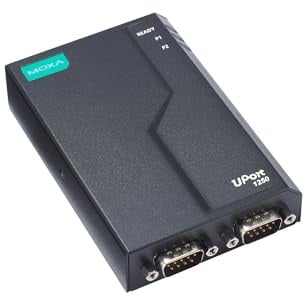 Moxa UPORT 1250-G2 2-Port RS-232/422/485 USB-zu-Seriell-Konverter, 0 bis 60 °C Betriebstemperatur