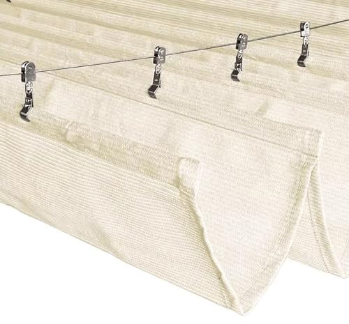 Retractable Pergola Canopy Kit, Retractable Wave Sun Shade Sail, Outdoor Pergola Anti-UV, Easy to Install and Disassemble for Porch Terrace Garden