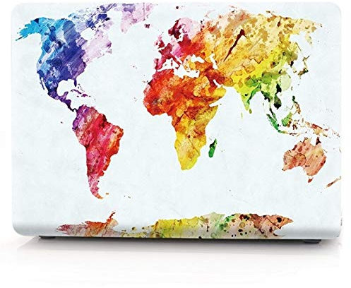 Custodia rigida per laptop compatibile con Huawei Matebook D14 2023 MDG-X MDG-16 MDF-X Map Leaf (Mappa 3)