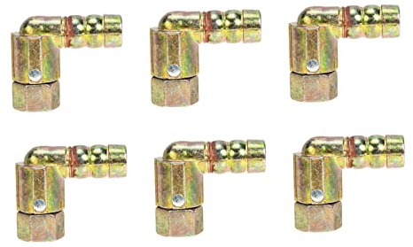 CAXUSD 6pcs Copper Connector Stove Adapter Stove Joint Thread Plug Adapter for Oven Use