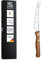 Gehring Solingen Weichkäsemesser Serie Look I ergonomischer Buchenholzgriff I Käse Messer I rostfreier Edelstahl I Käse Besteck I Made in Germany