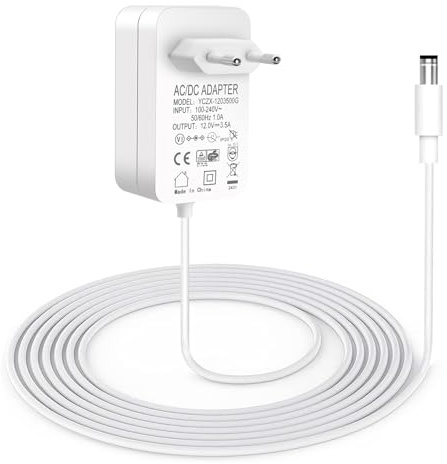 12V 3A Netzteil Ladegerät kompatibel für AVM Fritz!Box 7590/7560/7540/7530/7510/7490/7430/7390/6690/6490/5590/5530 WLAN Router & Telekom Speedport Smart, Steckernetzteil DC 5,5x2,5mm