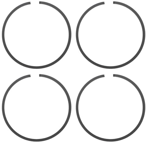 VGOL 4 Fasce Elastiche Per Pistone Motosega 43 Mm X 1,2 Mm Compatibile Con Husqvarna 545 550XP 550XPG Compatibile Con Jonsered CS2252