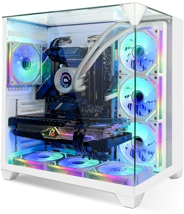 SYSTEMTREFF High-End Gaming PC - Intel Core i9-14900KF - RTX 5070 12GB | Intel 8-Kern CPU bis 6 GHz, 32GB DDR5, 2TB M.2 NVMe SSD, Nvidia Grafik WLAN, Windows 11, für Gaming, Streaming