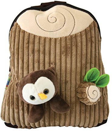 Unbekannt Exclusiv**Eule Plüsch Rucksack Kindergarten Tasche 30x24x5cm