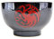 Game Of Thrones Tazón Juego de Tronos Targaryan, Color negro con rojo, 500 ml
