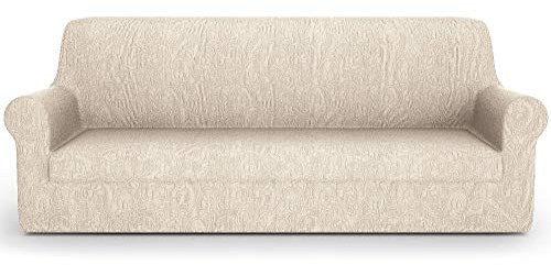 PETTI Artigiani Italiani Sofa-Überwürfe, Creme, 3 Sitzer (170 bis 210 cm)